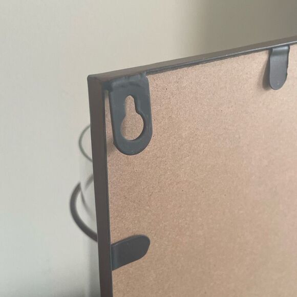 Decorative Brown Metal & mirror Wall mounted glass candle holder sconce decor - Picture 8 of 10